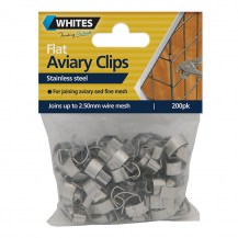 12408 - flat  aviary clips 200pk